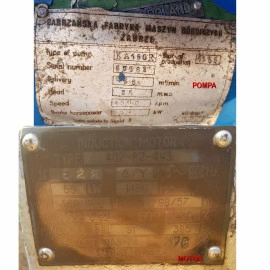 Salyangoztip Su Pompası Tek Kademeli Santrifüjlü 55 kW | Avantajlı Fiyat