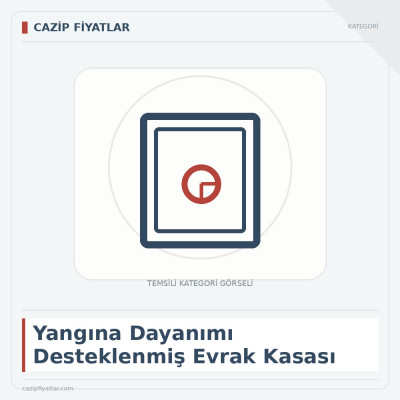 Yangına Dayanımı Desteklenmiş Evrak Kasaları – kategori görseli