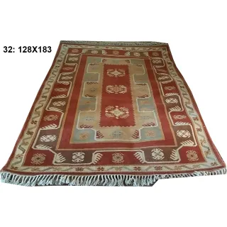 Antik Milas El Dokuma Halı 128 x 183 cm