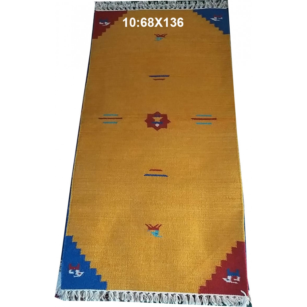 Hand Woven Indian Rugs 68X136 CM