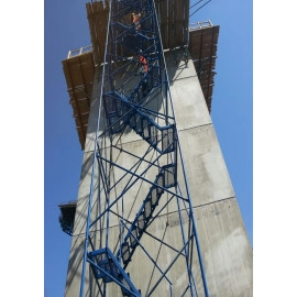 Güvenlikli Çalışma İskelesi – Cephe Tırmanma Platformu