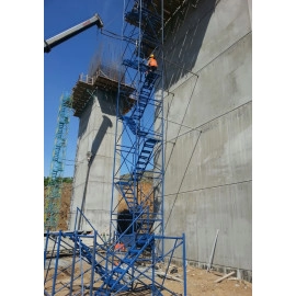 Güvenlikli Çalışma İskelesi – Cephe Tırmanma Platformu