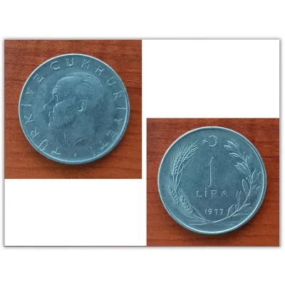 1 Lira - 1977 Basım 1 Lira - 1977 Basım