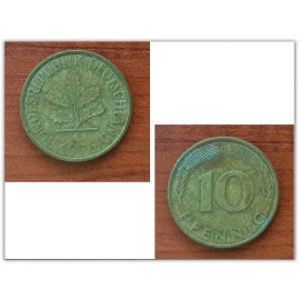10 Pfennig - On Fenik 1976 Basım