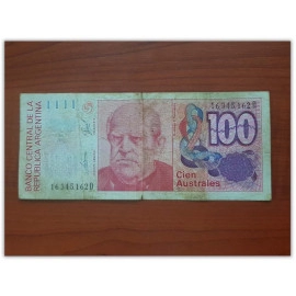 100 Cien Austrelas - Arjantin Avustralya Banknotu