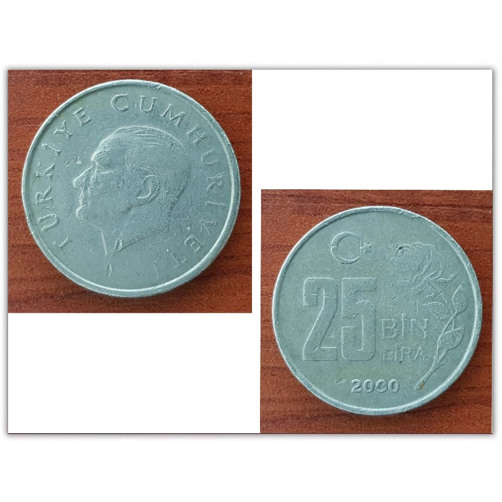 25000 Lira - Twenty-Five Thousand Lira - 2000 Edition
