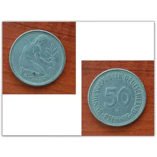 50 Pefennig - Fifty Fenik 1950 Edition