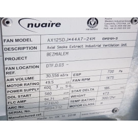 Aksiyal Fan - Aironn AX125Dj x 44A7 - 24M